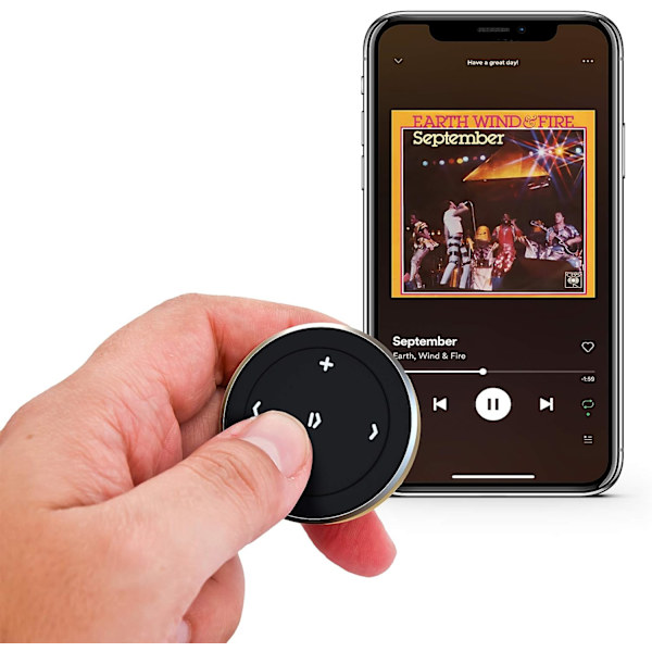 Bluetooth-medieknapp kompatibel med iPhone 11 Plus Max/11 Plus