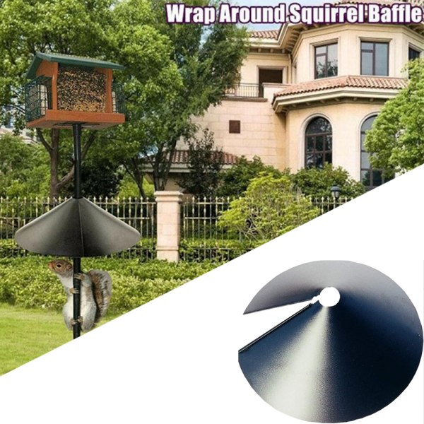 Squirrel Guard Baffle For Bird Feeder Wrap Around Protection-S