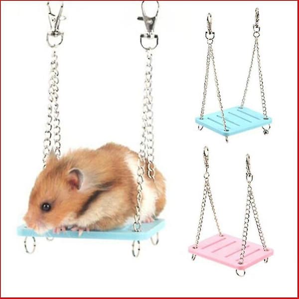 2PCS Hamsterleker Sving Henge Gadgeter Trebur Tilbehør S