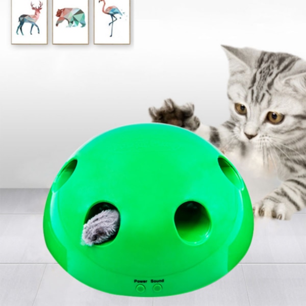 Itse pelaava kissanlelu N Play Cat Toy Cat Interactive Automatic Tea