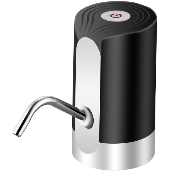 Svart automatisk vattendispenser, USB-laddning bärbar elektrisk d
