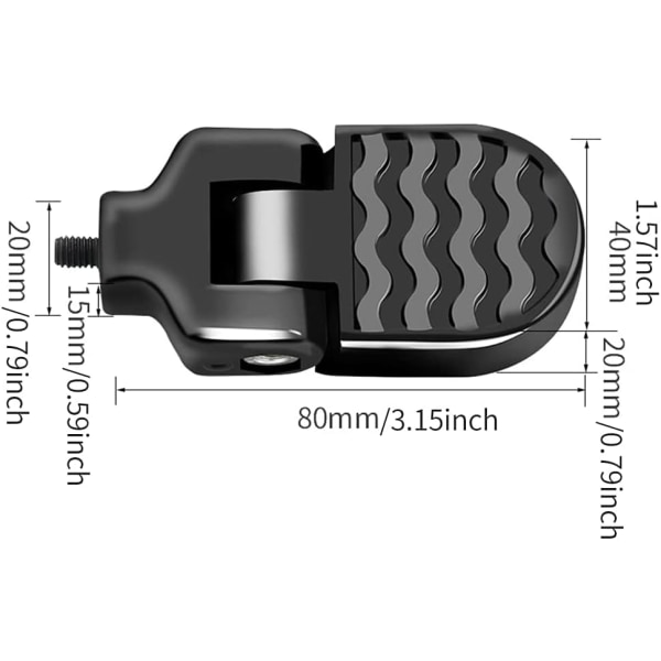 1 par aluminiumlegering halkfria cykelpinnar, BMX-pinnar, cylindriska F