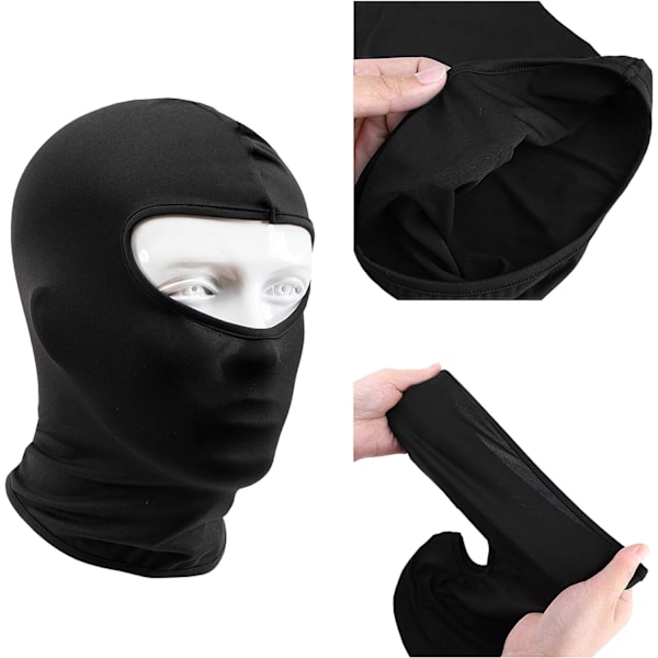 3 Balaclava-naamio Moottoripyörä Unisex Kasvonaamio Balaclava Urheilusuoja