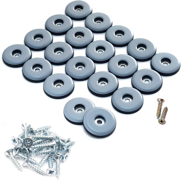 25mm møbelglider, pakke med 48 runde teflonmøbelglider,