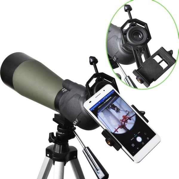 Universell smartphone-teleskopadapterfäste - Kompatibel med Mo