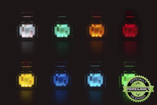 Farveskiftende LED-eliksirflaskelampe - 7 tommer nattelys