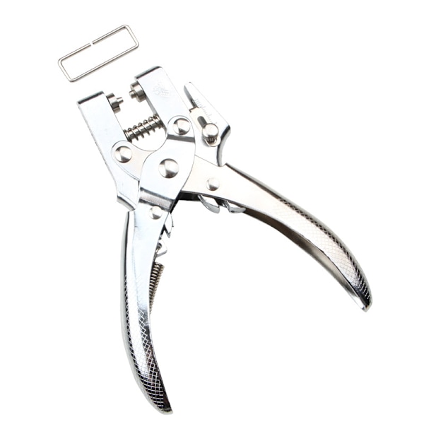 Metallinen käsipunssi 2 in 1, raskas reikäpunssi pihtipunssi