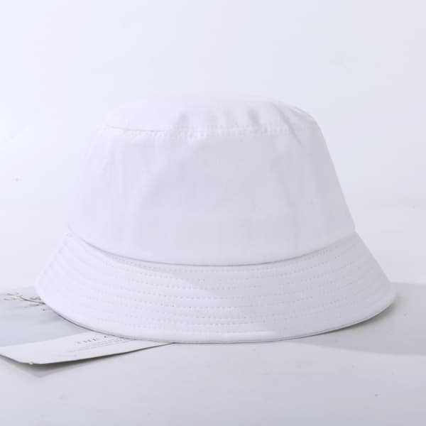 Hvit fiskehatt bøttehatt hatt hvit one size