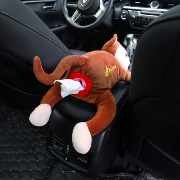 Luova Peppy Monkey -paperiteline laatikko autotarvikkeet Piirustus H