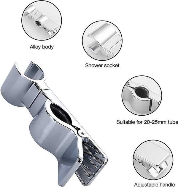 Universal Slider - Glidende Brusehoved - 20-29mm - Universal Brusehoved