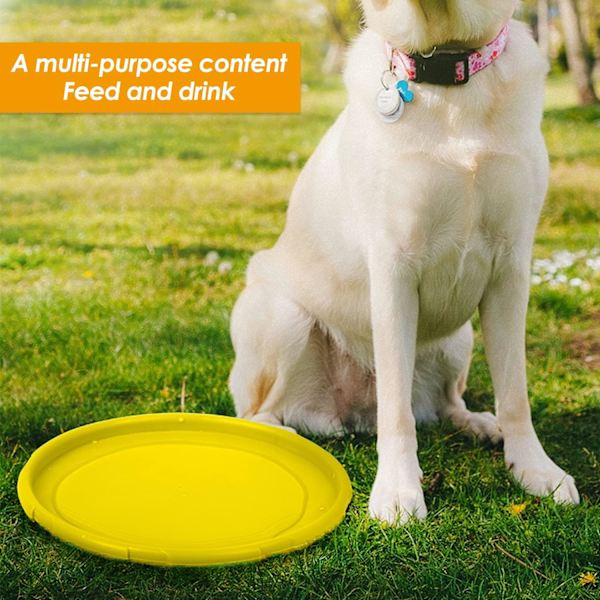 2 st frisbee leksak för hundar, hund frisbee, hund freesbee, gummi