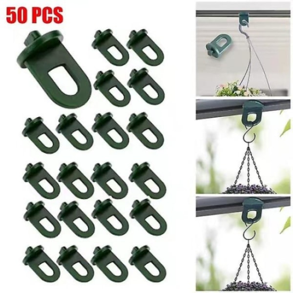 Set of 50 Greenhouse Clamps with extra strong grip and eyelets -