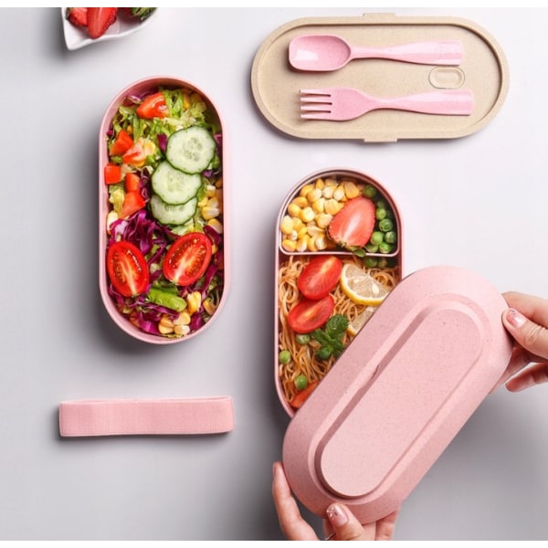 Bento Box, Bento Box Double Child Box Bento förvaringsbox för barn