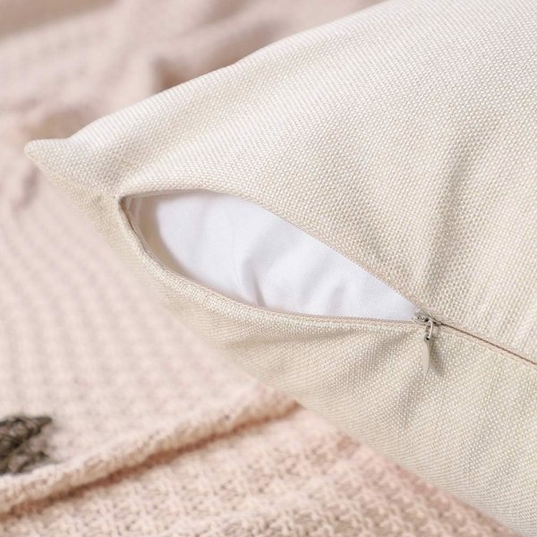 Sæt med 4 pudebetræk 45 x 45 cm Polyester og linned Dekorative bil pudebetræk Sofa Hjemmeindretning Pudebetræk (Tegneserie dyr)