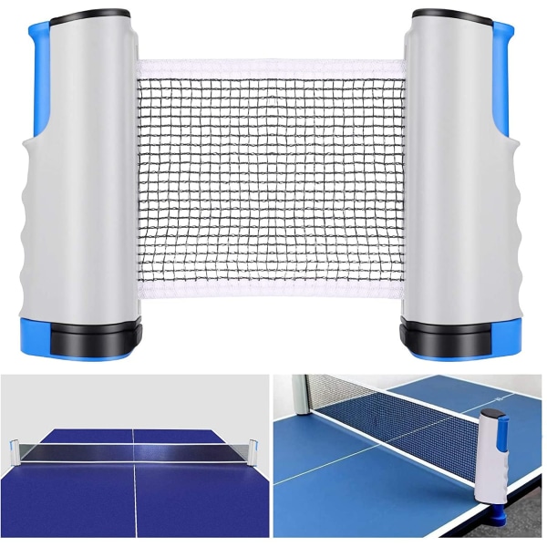 Ping Pong Net, Udtrækkeligt Bordtennis Net Ping Pang Net Bordtennis Net Justerbar Bærbar til indendørs og udendørs