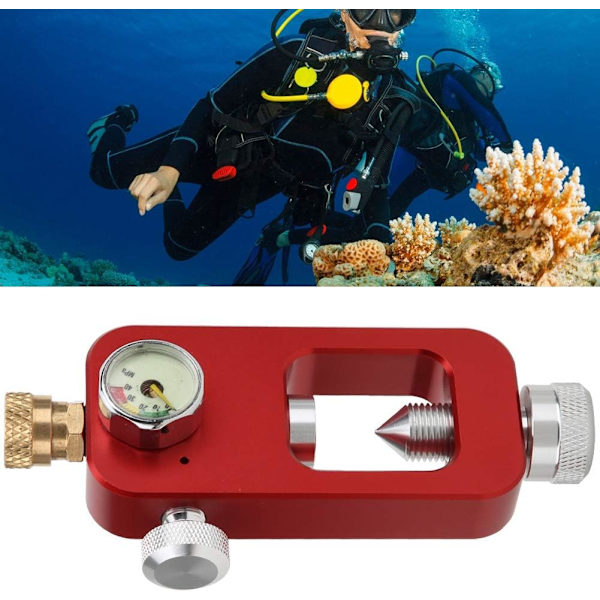 Oksygen Scuba Adapter, DEDEPU Scuba Diving Adapter, 8mm Oxygen Cyl