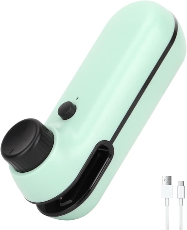 Mini Sealer, 2 i 1 Mini Pose Sealer Pose Sealer med Skær