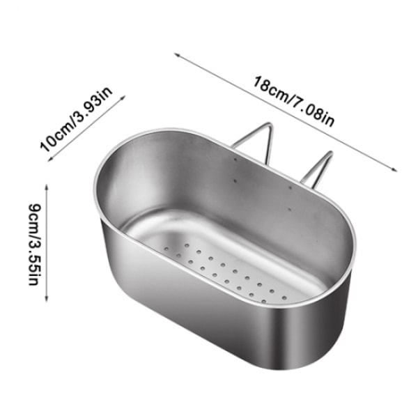 1 kpl keittiön viemärikori 304 ruostumatonta terästä, sopii altaaseen