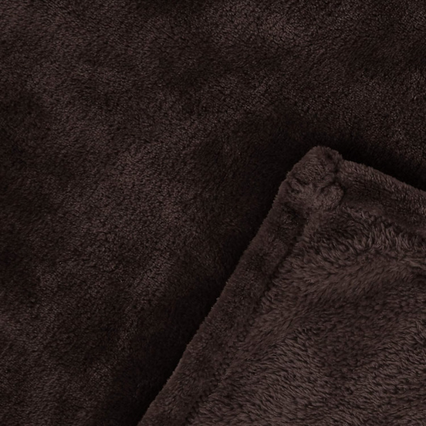 Blød flanel fleece tæppe til sofaer/sofaer/stole/couch - Lysebrun, varmt og behageligt 150x210CM
