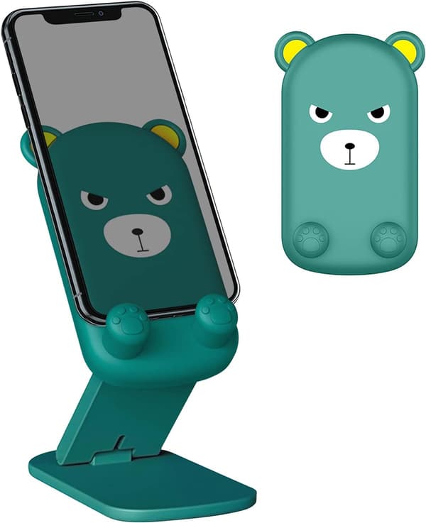 Mobiltelefonstativ, Fullt sammenleggbar, Justerbar skrivebordsstativ