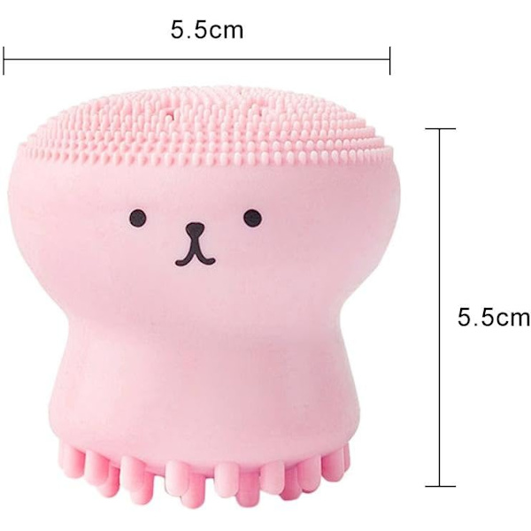 Silikone Ansigtsrensningsbørste, Silikone Blæksprutte Jellyfish Form