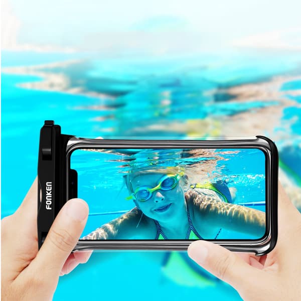 IPX8 Vandtæt Smartphone Pose [2-pak], Vandtæt Telefonpose