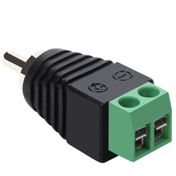 20 kpl RCA Phono uros-naaras audio/video liitinsovitin AV s
