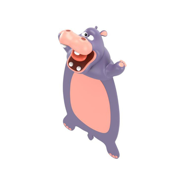 3D kolmiulotteinen eläin luova kirjanmerkki Hippo 1kpl
