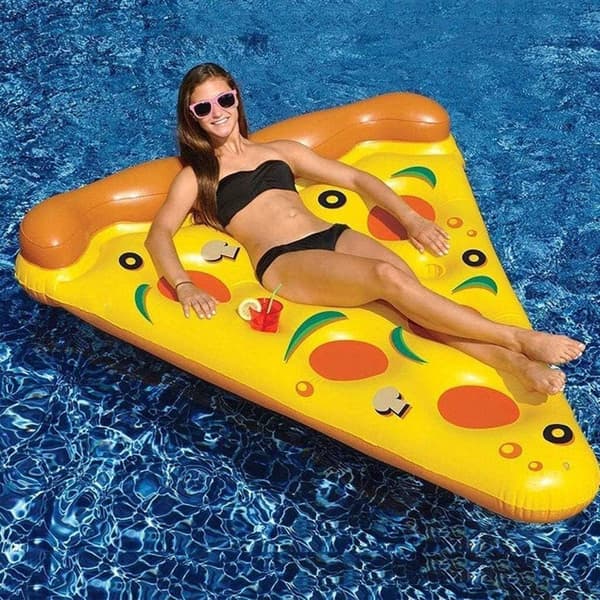 Pisa PVC Vattenpool Uppblåsbar Pool Float Fällbar Linjemodell Floa