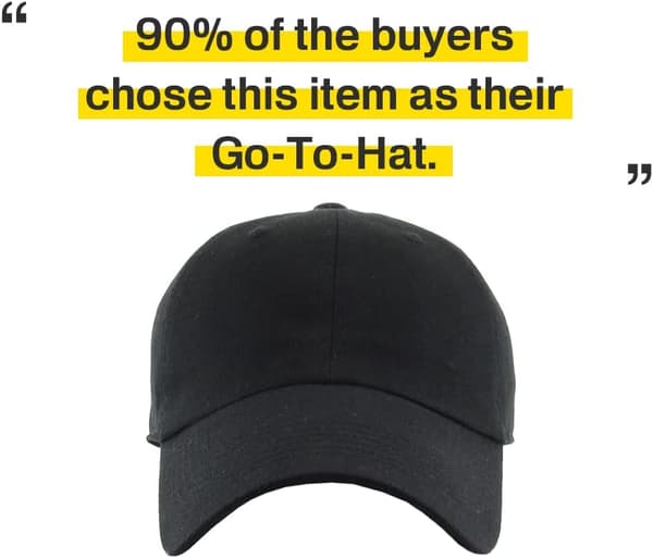 Klassisk lavprofil bomuldshat til mænd og kvinder Baseball Cap Dad Hat Adj