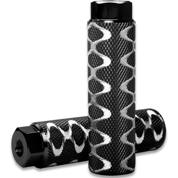 1 par aluminiumlegering skridsikre cykelpløkker, BMX-pløkker, cylindriske F