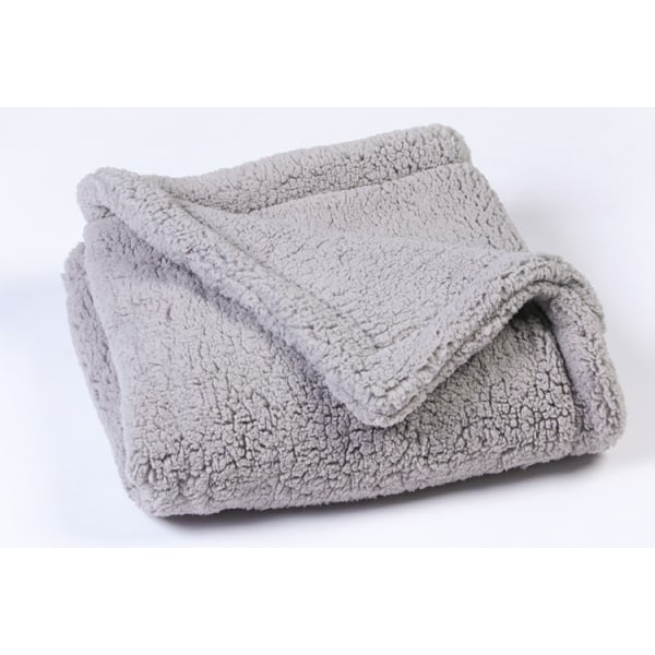 Fleece hundfilt, mjuk husdjursfilt, kattfilt, valpkudde, p