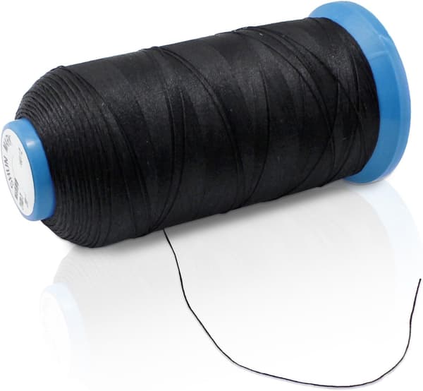 Heavy Duty Nylon Overlock Sytråd (Sort)