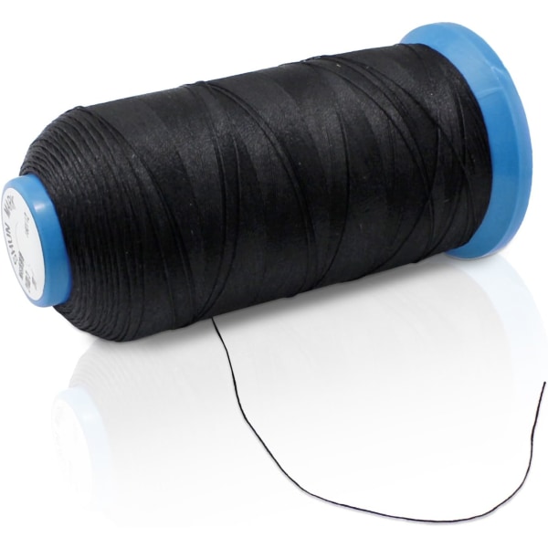 Kraftig nylon overlock symaskine tråd (sort)