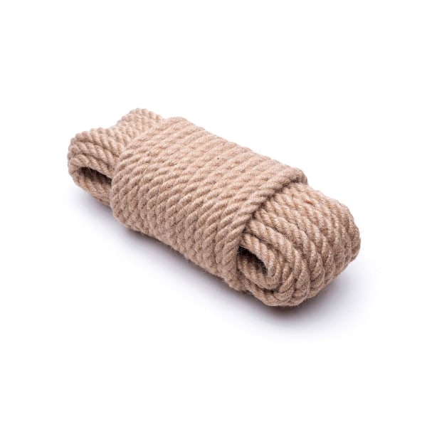 JUTE REPET 14mm 10m Repsnören Naturhampa Hamparep Dragkamp