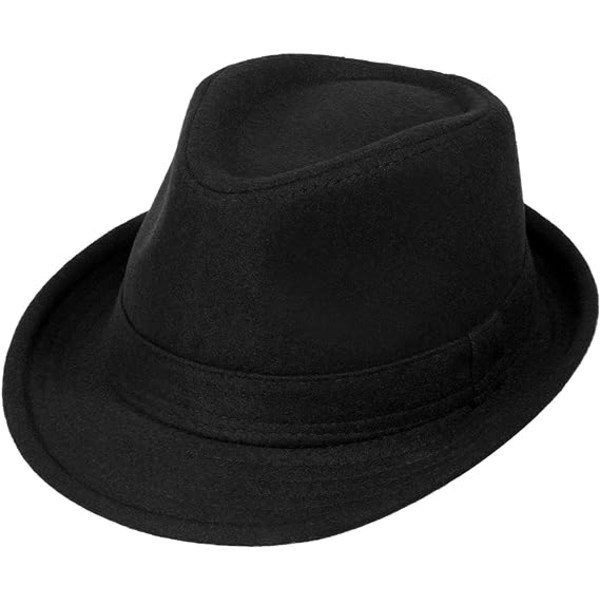 Unisex tidløst klassisk Manhattan Fedora-hatt