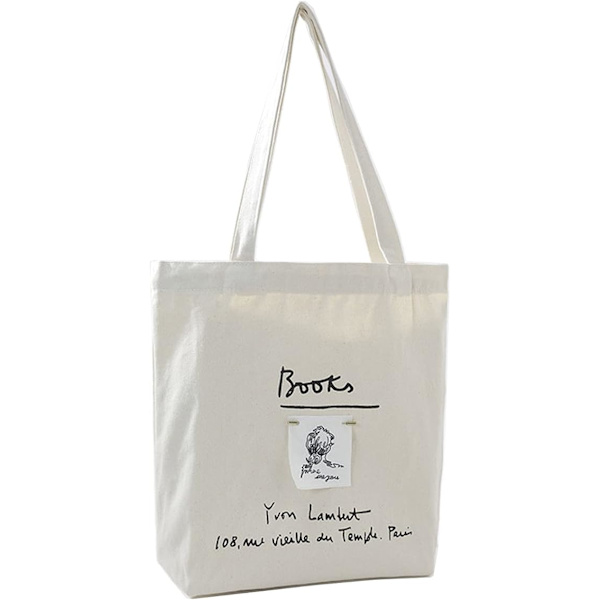 1 stk lerrets tote bag, skuldertaske med unikt trykk, gjenbrukbar
