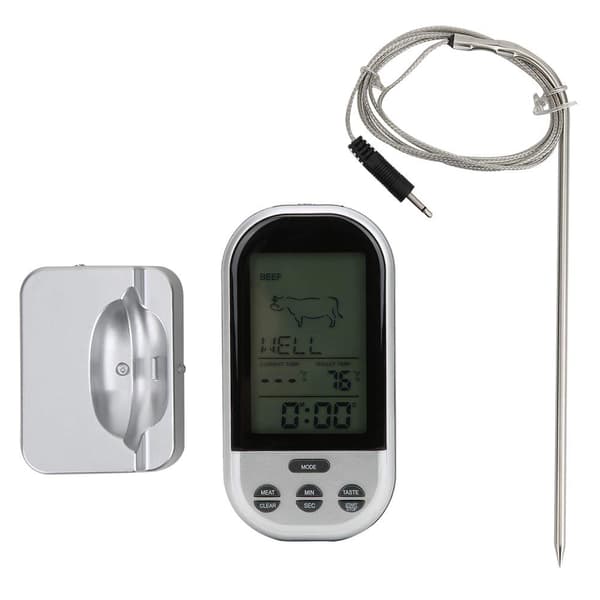 BBQ-termometer, madtermometer med sonde til tilberedning af kød, Ki