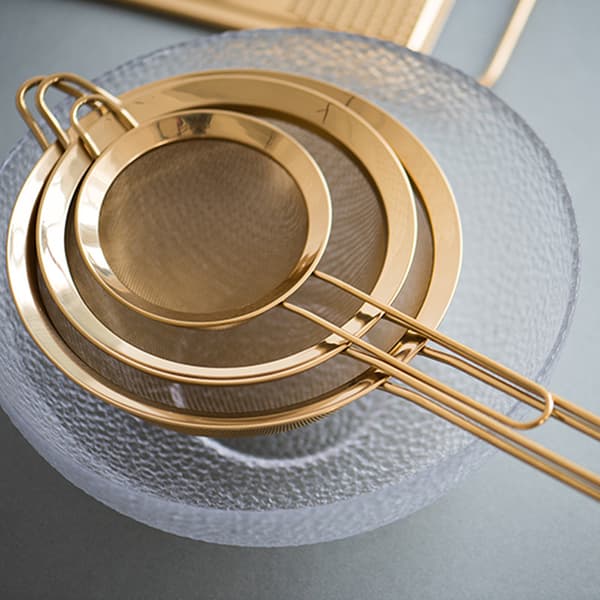 Sæt med fine sigter – Premium 304 rustfrit stål – 10 cm, 15 cm