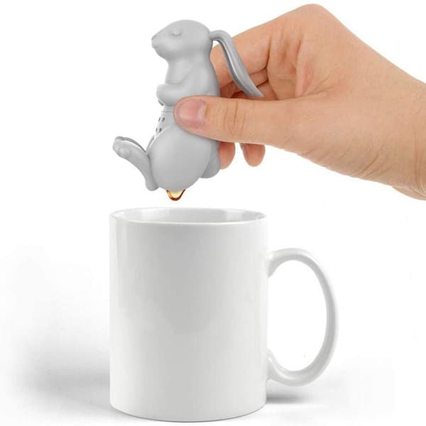 Sød kanin silikone tebrygger kanin teinfuser filter si