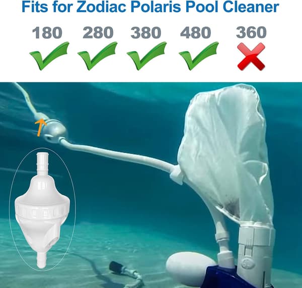 Uppgraderad G52 ventilbytesats för Polaris poolrengörare, Comp