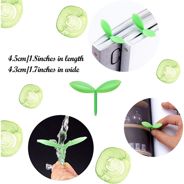 (6 kappaletta) Sprout Little Green Mini -kirjanmerkit