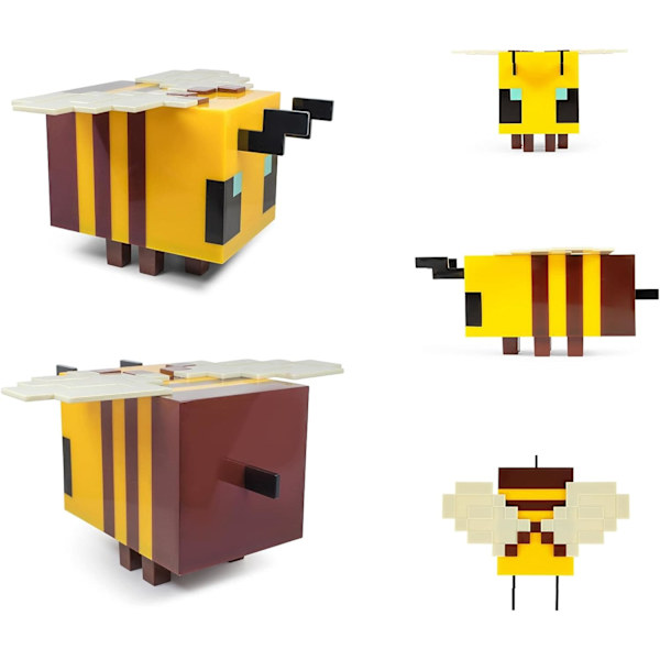 Figural Yellow Bee LED Mood Light - Sengesidebordslampe til skrivebord -