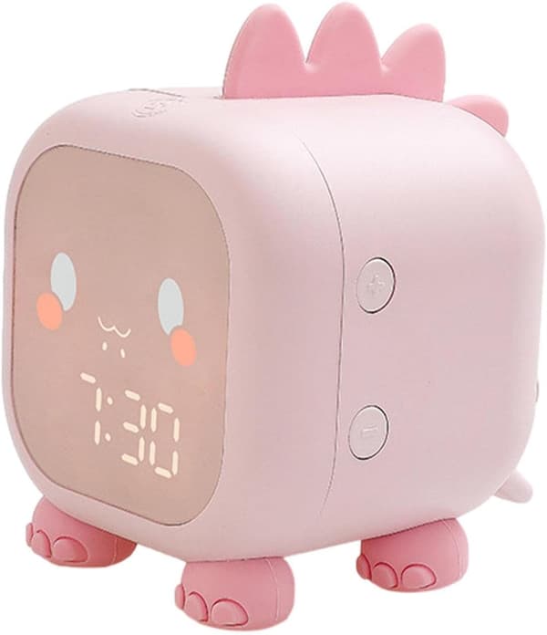 Barnväckarklocka Dinosaurie Digital Väckarklocka med Snooze M