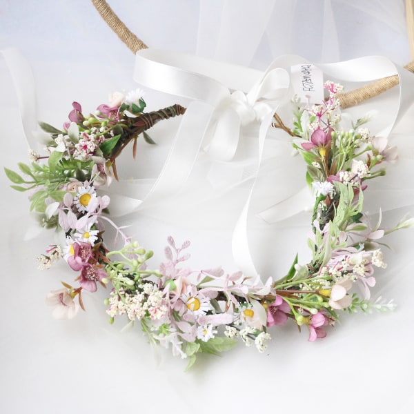 Blomsterkrans krans blomsterkrans hårband hårkrans