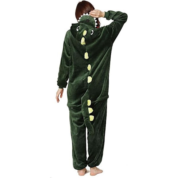 Unisex Voksne Pyjamas Dyr Kostume Cosplay One Piece Pyjamas (Di