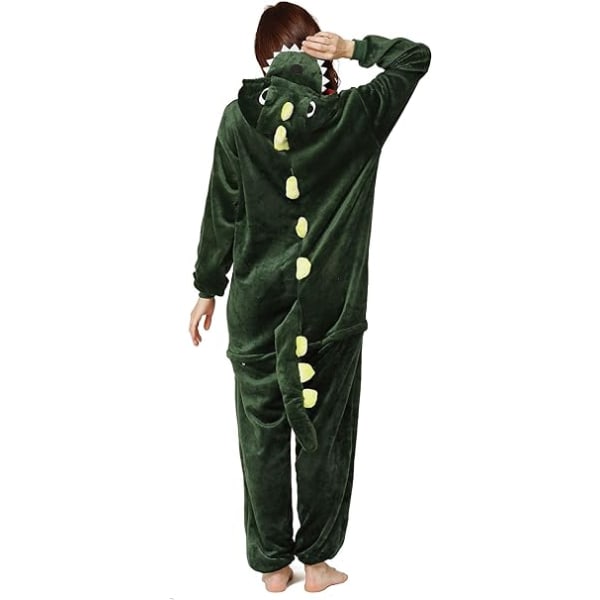 Unisex vuxenpyjamas djurdräkt cosplay heldress pyjamas (Di