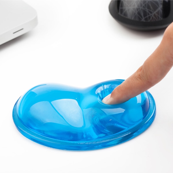 Mjuk handledsstöd, gelkristaller, hjärtformad, ergonomisk kristall