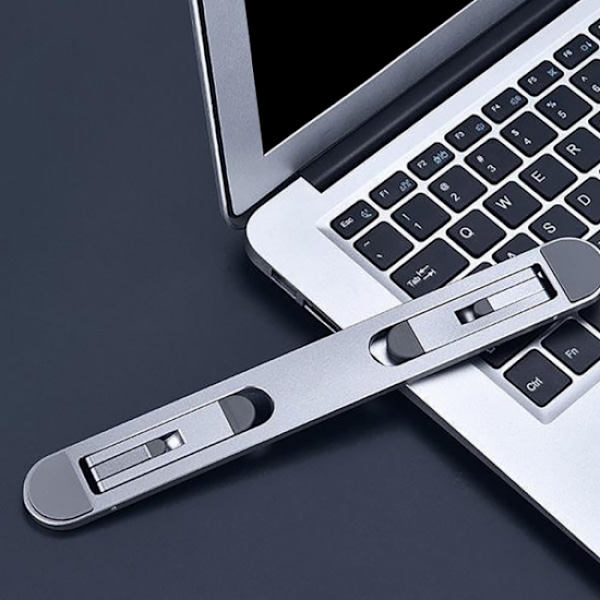 Fällbar bärbar datorhöjare värmeavledning osynlig bärbar aluminium