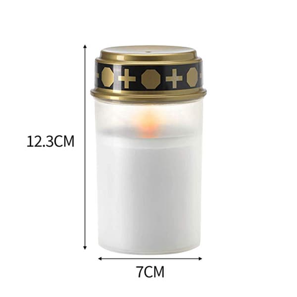 Gravlykta LED / Ljus - Ljus för gravar 1200 timmar - Vit 1-P
